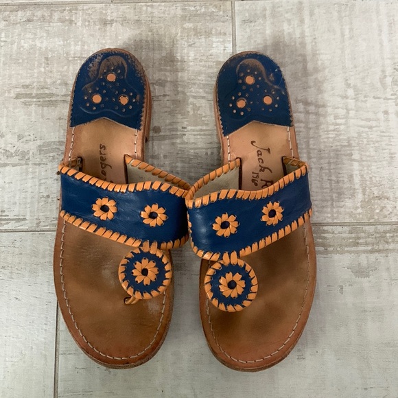 Jack Rogers Shoes - Blue & Orange Classic Jack Rogers Sandals 💙🧡